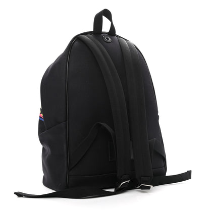 Saint Laurent Nylon Twill Dinosaur Print City Backpack Black Multicolor 3 of 10