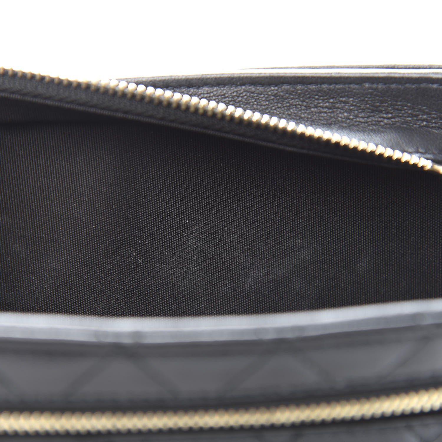 Chanel Lambskin Quilted Square Front Pocket Clutch With Chain Black 8 of 11