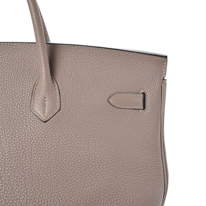 Hermes Togo Birkin 40 Gris Tourterelle 30 of 36