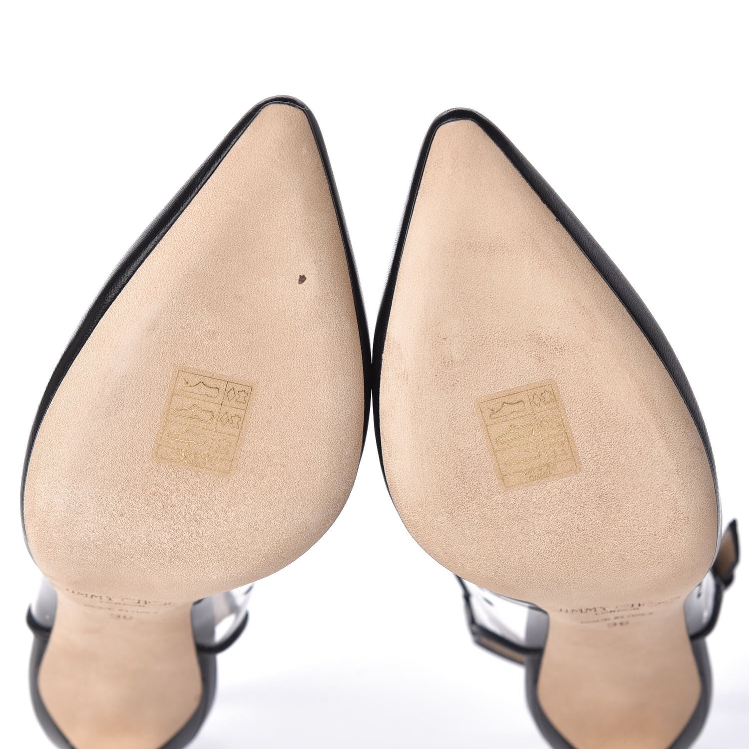 Jimmy Choo Kid PVC Erin 85 Pumps 36 Black 8 of 10