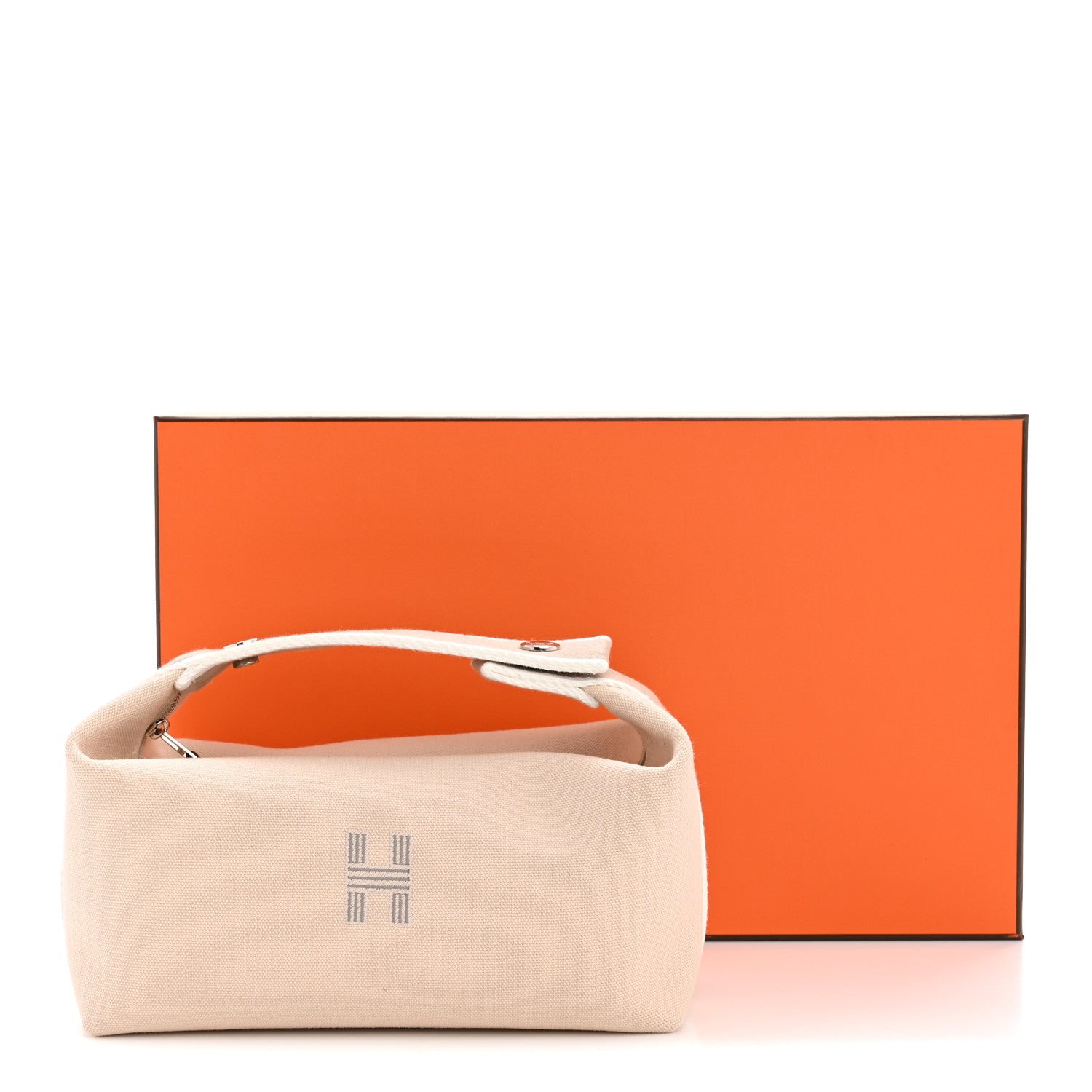 Hermes Canvas Small Bride-A-Brac Pouch Natural 7 of 7