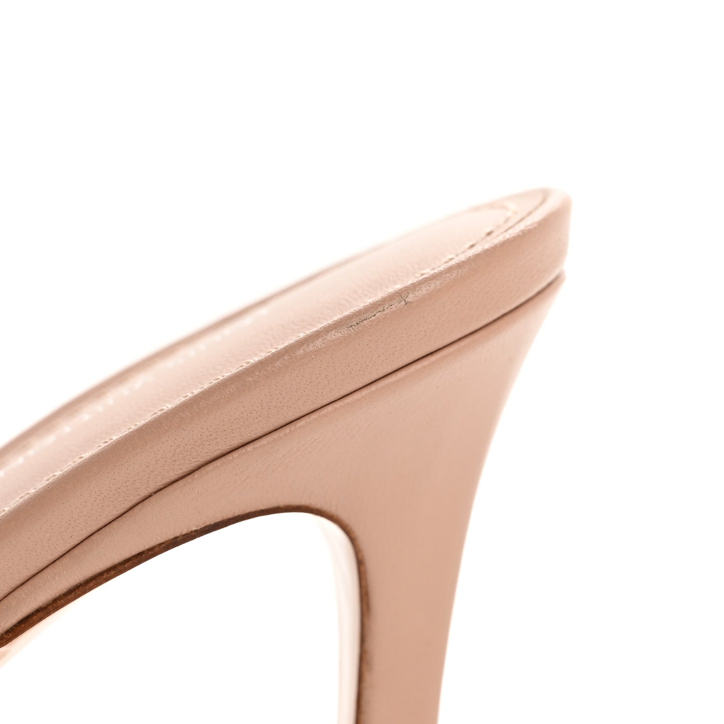 Lambskin Embossed Monogram Revival Mules 38 Beige