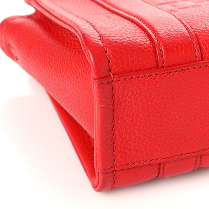 Marc Jacobs Grained Calfskin Micro The Tote Bag True Red 8 of 10