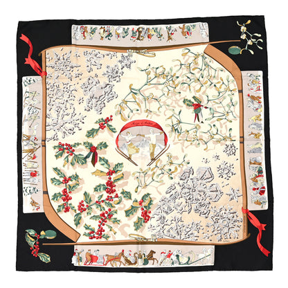 Hermes Silk Neige d' Antan Scarf 90 1 of 6