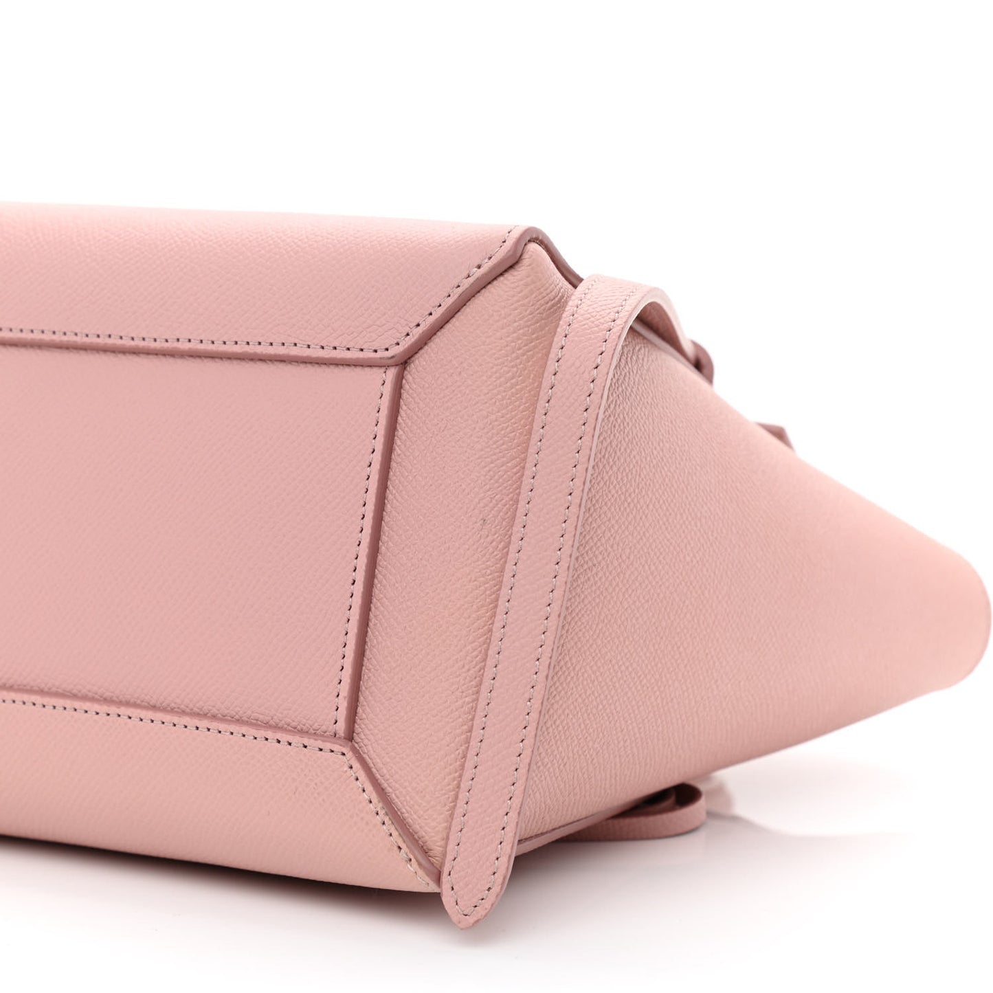 Grained Calfskin Micro Belt Bag Vintage Pink