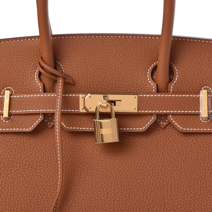 Hermes Togo Birkin 30 Gold 34 of 37