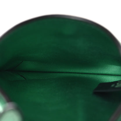Fendi Vitello Laminato FF Diamonds Phone Pouch Verde Chiaro 5 of 12