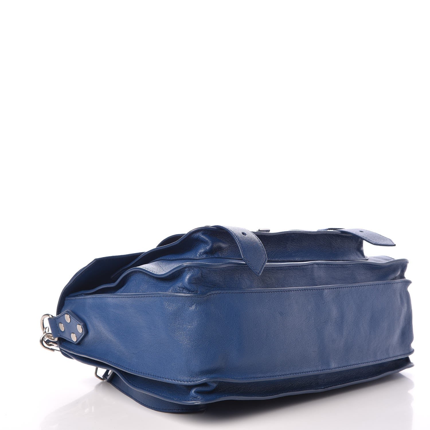 Proenza Schouler Lambskin Medium PS1 Satchel Peacock 4 of 9