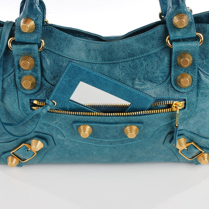 Balenciaga Agneau Giant 21 Gold Hardware City Turquoise 14 of 15