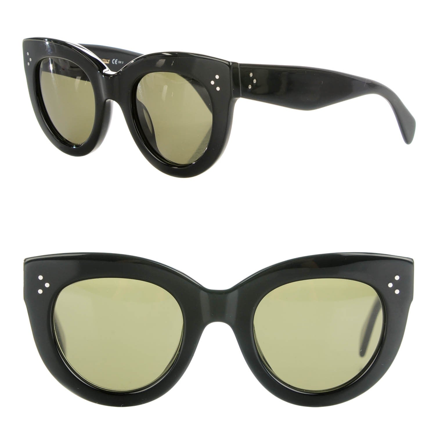 Celine Caty Sunglasses CL 41050/S Black 1 of 6
