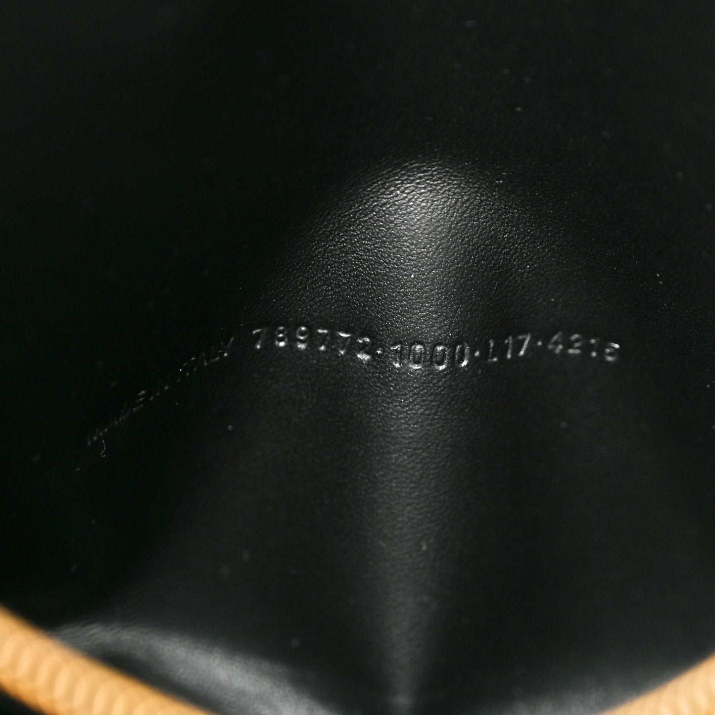 Natural Smooth Calfskin Medium Rodeo Top Handle Handbag Black