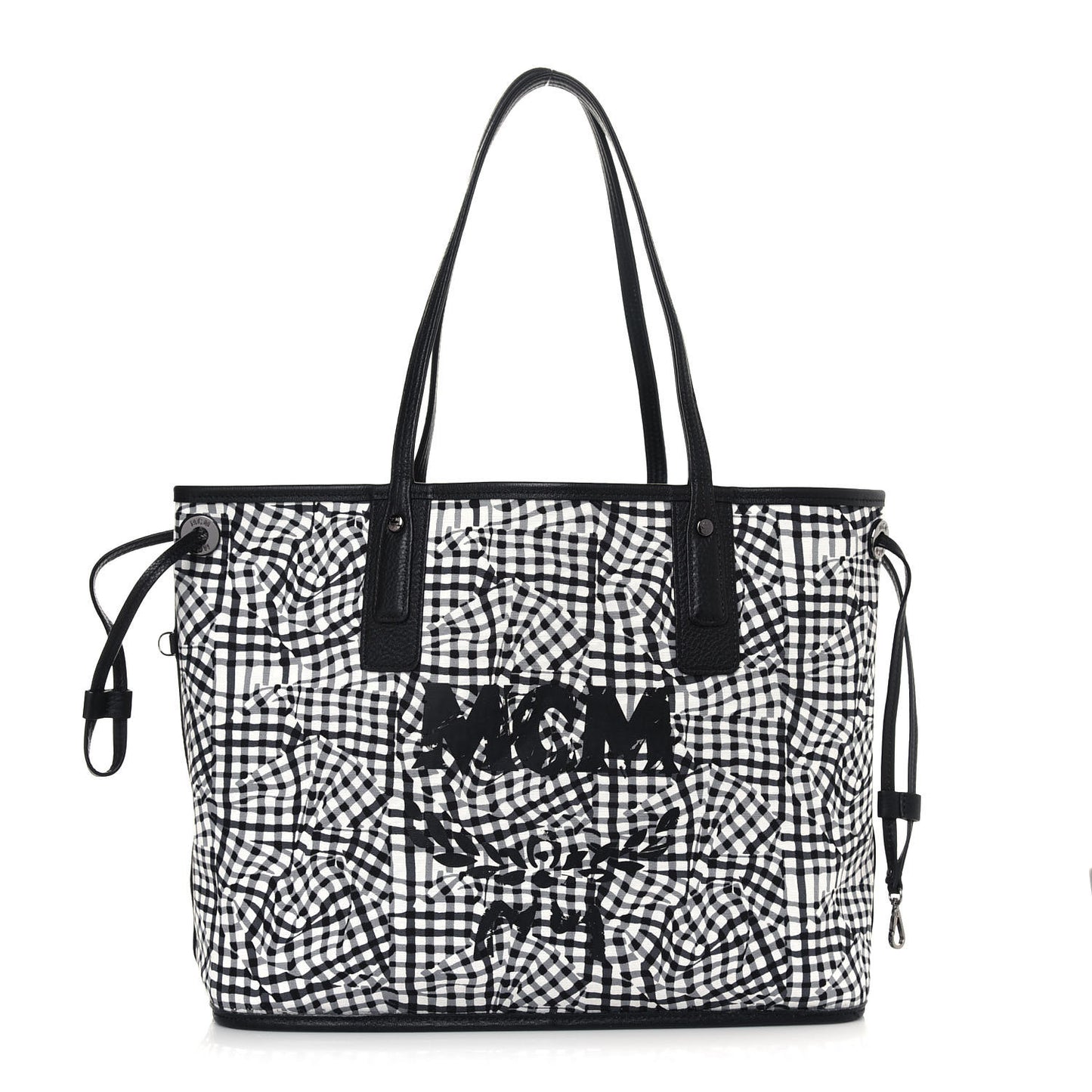 Visetos Medium Liz Reversible Shopper Tote Black