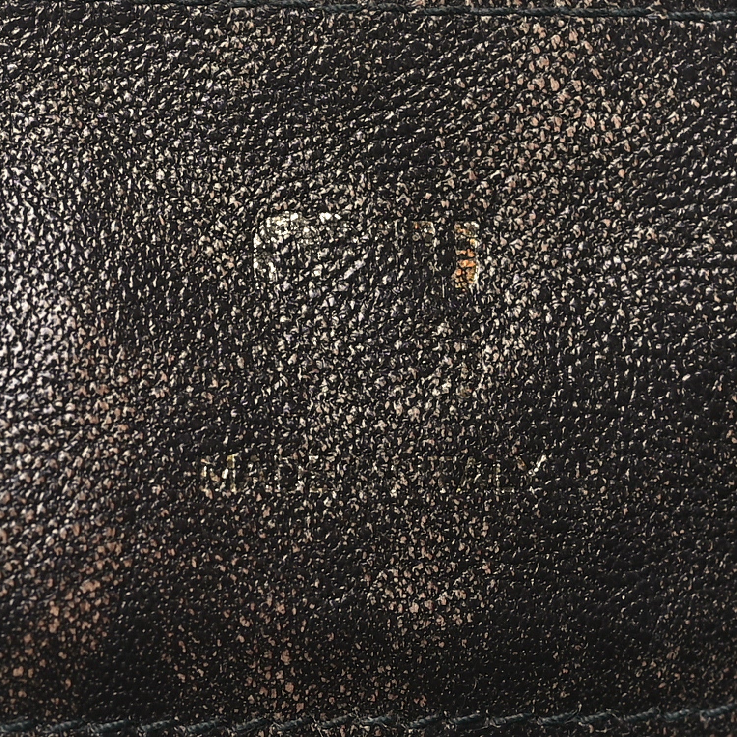 Miu Miu Distressed Nappa Pouch Coffee 6 of 9