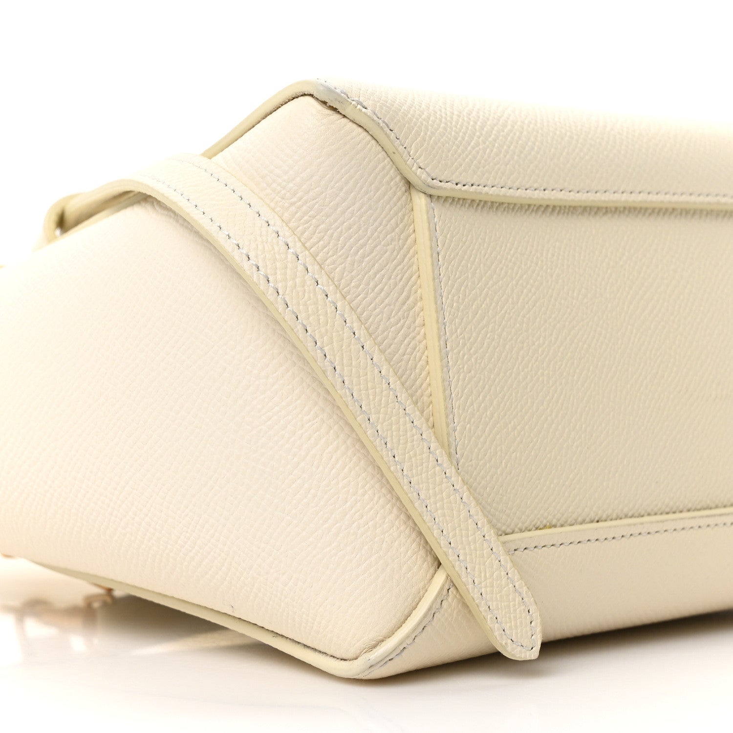 Celine Grained Calfskin Nano Belt Bag Chalk 16 of 19
