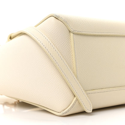 Celine Grained Calfskin Nano Belt Bag Chalk 16 of 19