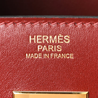 Hermes Box Birkin Sellier 30 Rouge H 10 of 21