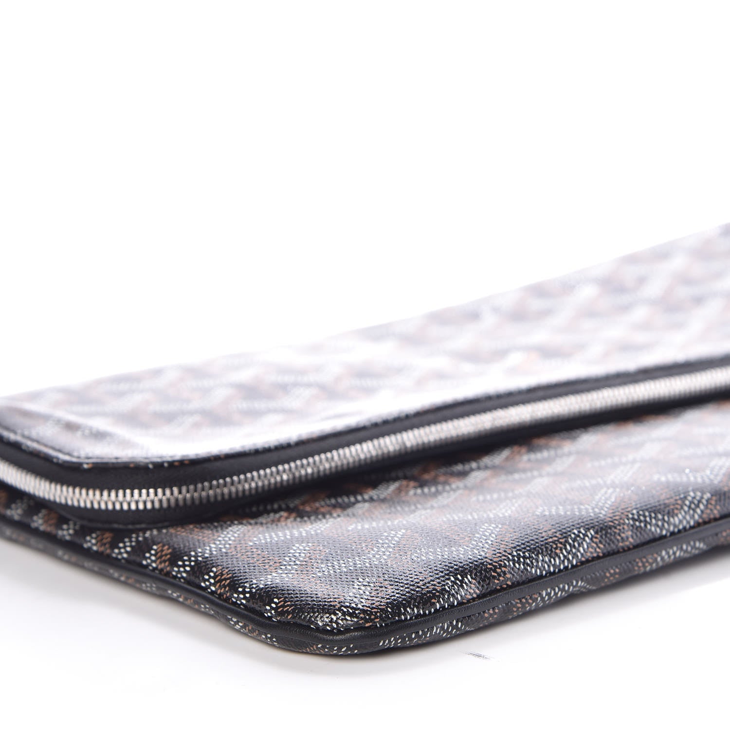 Goyard Goyardine Sainte Marie Soft Clutch Black 9 of 10