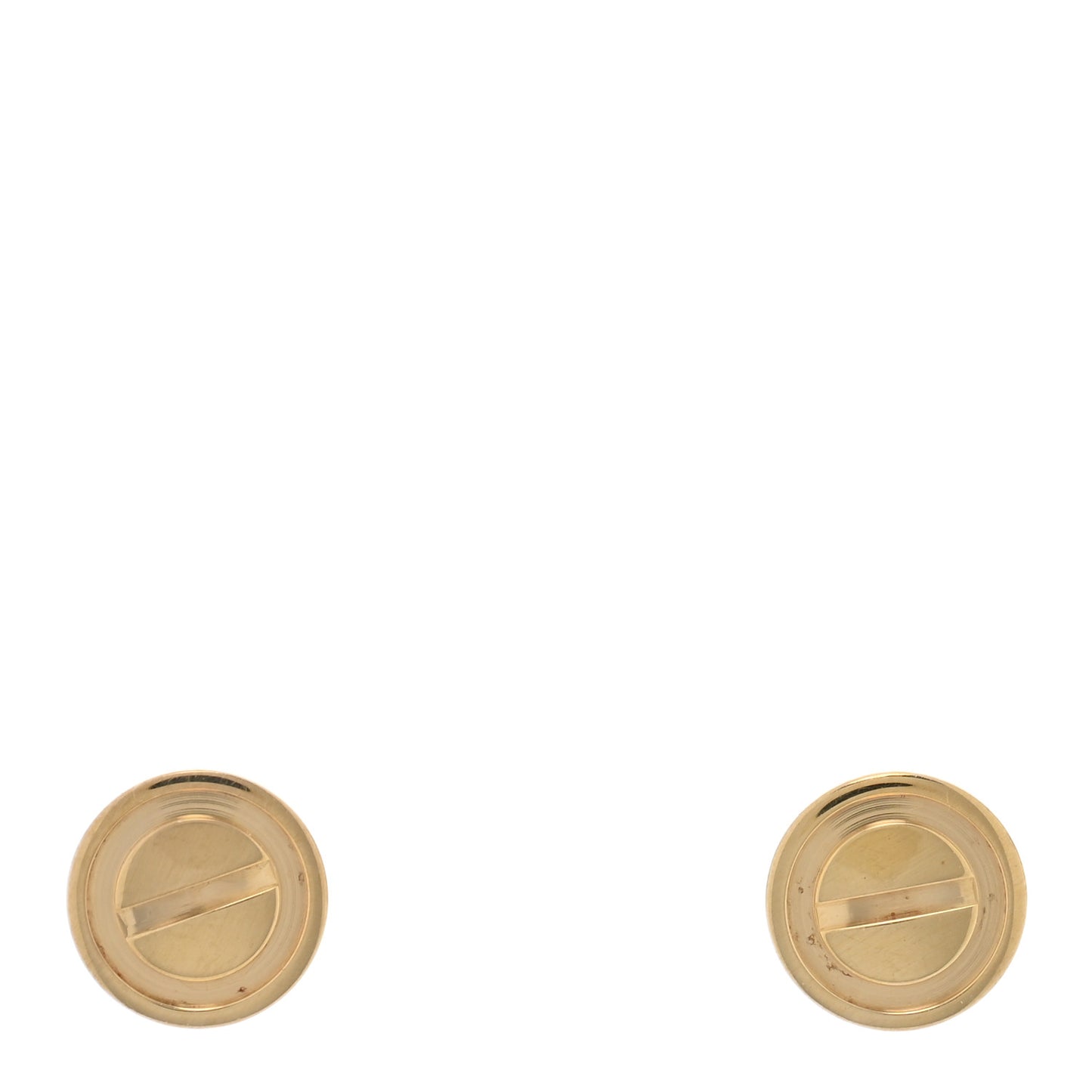 18K Yellow Gold LOVE Earrings