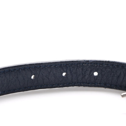 Balenciaga Agneau Arena Giant 12 Silver Hardware Triple Tour Bracelet S Bleu Obscur 13 of 16