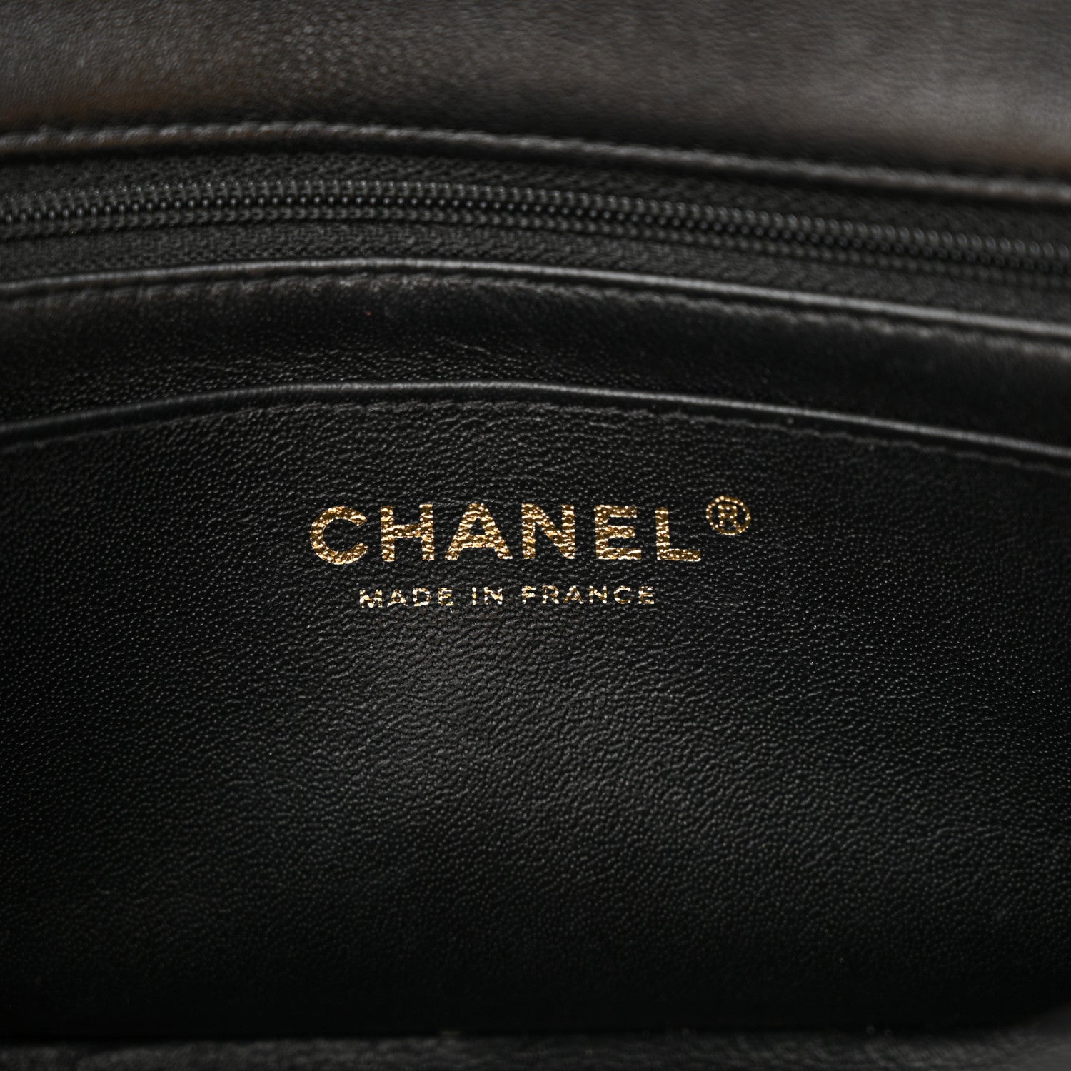 Chanel Lambskin Quilted Mini Lion Charm Top Handle Rectangular Flap Black 6 of 17