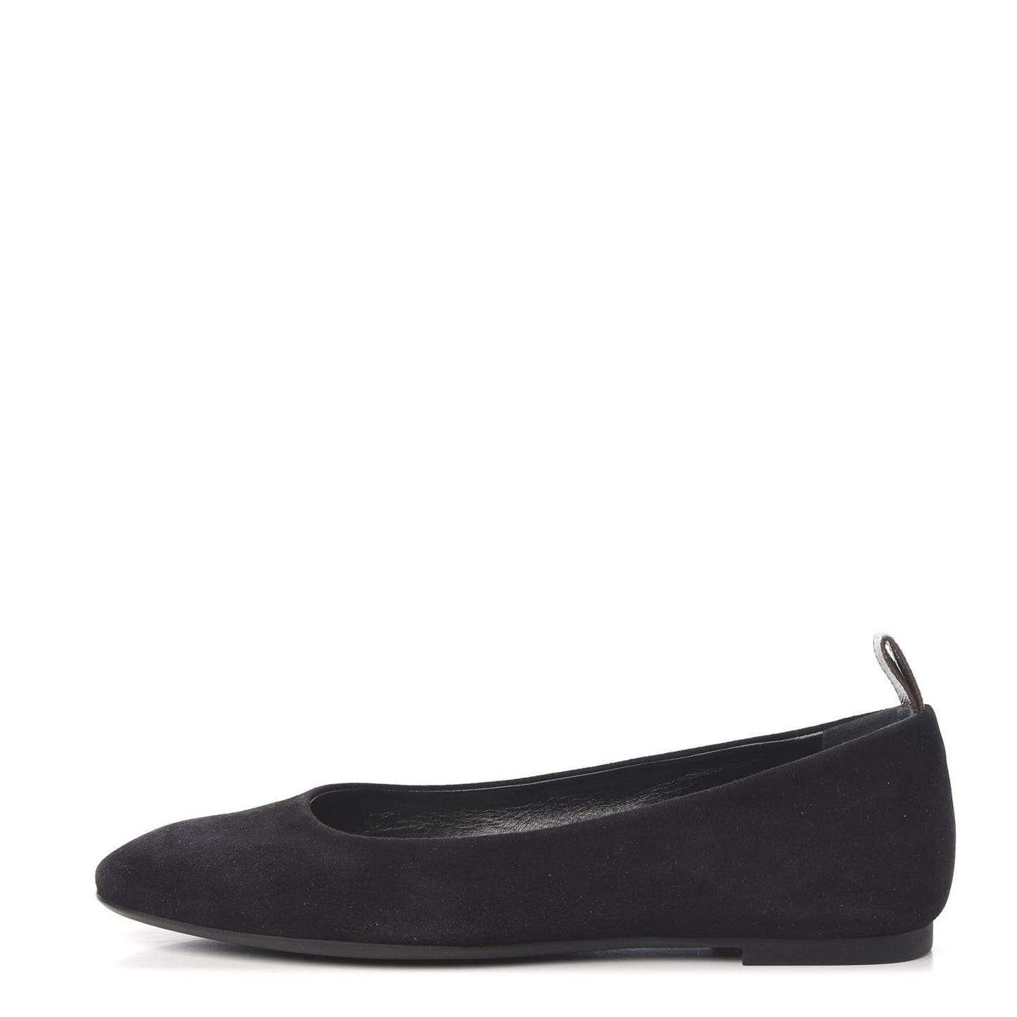 Suede Monogram Uniformes Ballet Flats 41 Black
