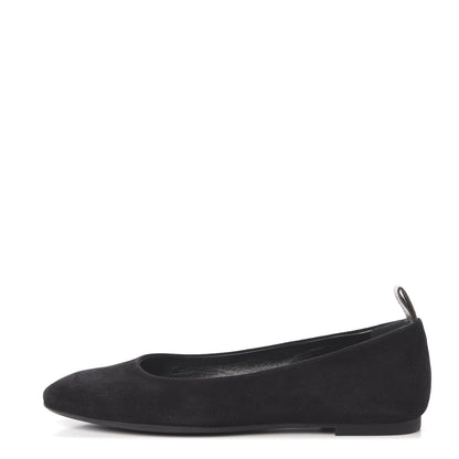 Louis Vuitton Suede Monogram Uniformes Ballet Flats 41 Black 1 of 8