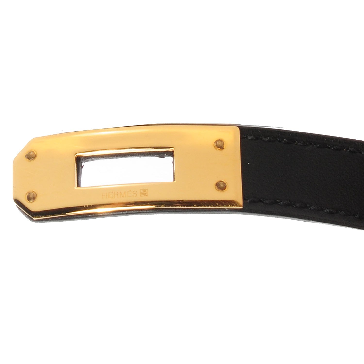 Hermes Chamonix Kelly Double Tour Bracelet S Black 7 of 7