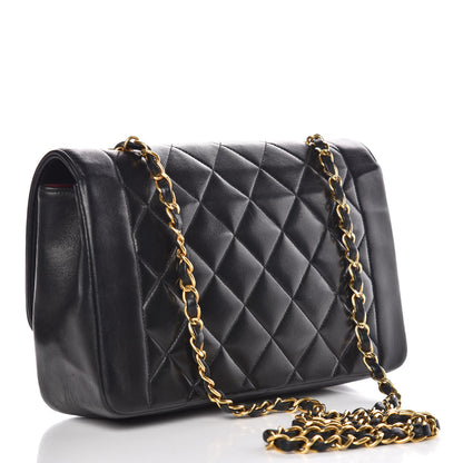 Chanel Lambskin Quilted Medium Single Flap Black 3 of 15