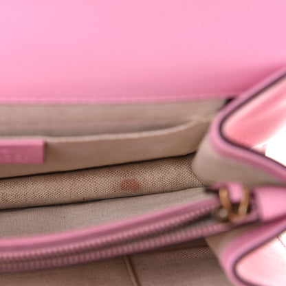 Gucci Moon Calfskin Web Medium Dionysus Bamboo Top Handle Bag Sugar Pink Blue Agata Hibiscus Red 7 of 10