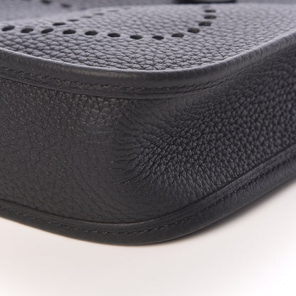 Hermes Taurillon Clemence Evelyne TPM Black 10 of 11