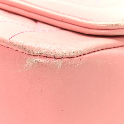 Chanel Lambskin Quilted Mini Bijoux Diana Flap Pink 11 of 13