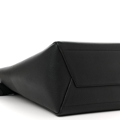 Celine Soft Grained Calfskin Sangle Bucket Bag Black 9 of 13