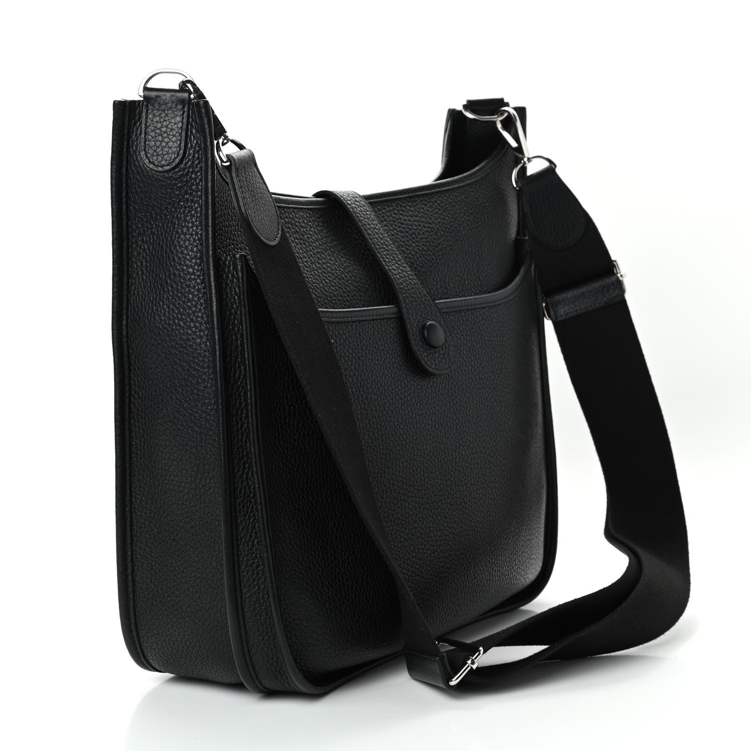 Hermes Taurillon Clemence Evelyne III GM Black 2 of 4