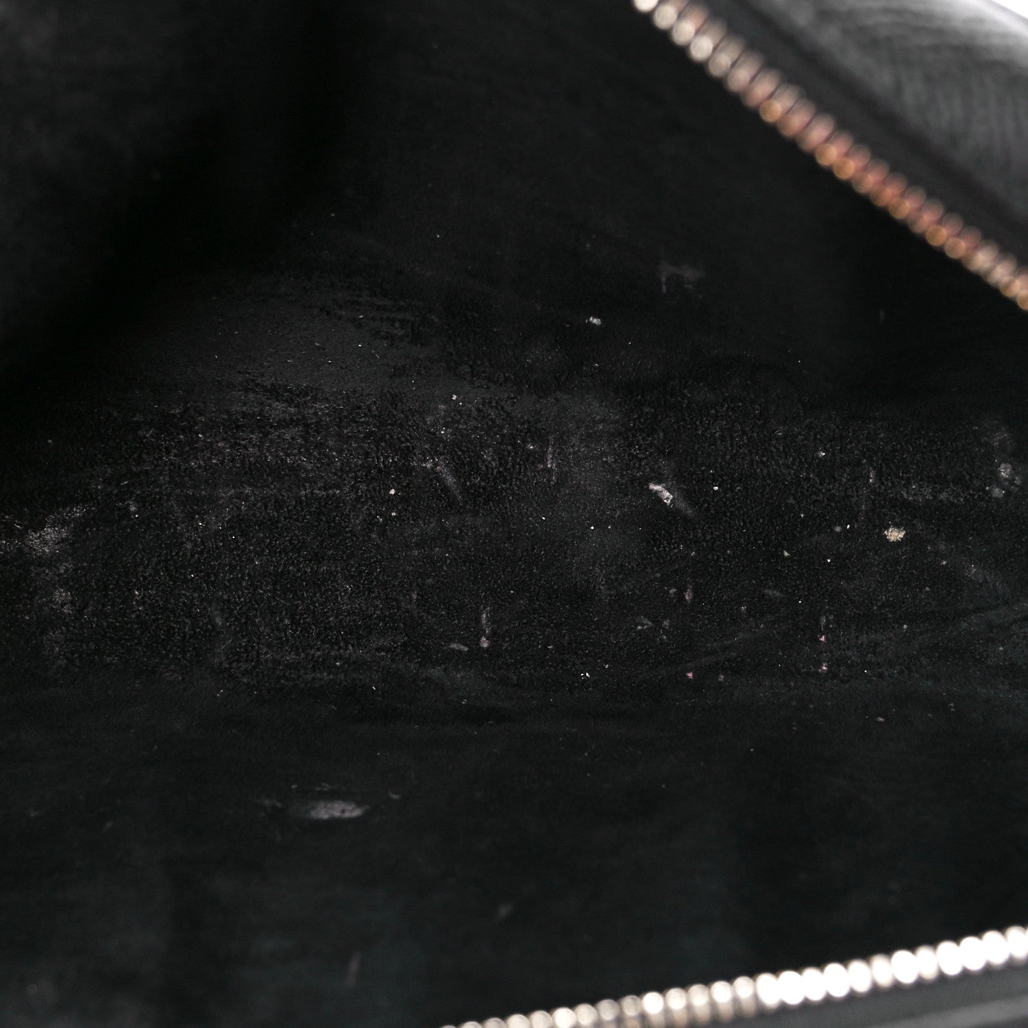 Christian Dior Grained Calfskin Caro Double Pouch Black 10 of 11