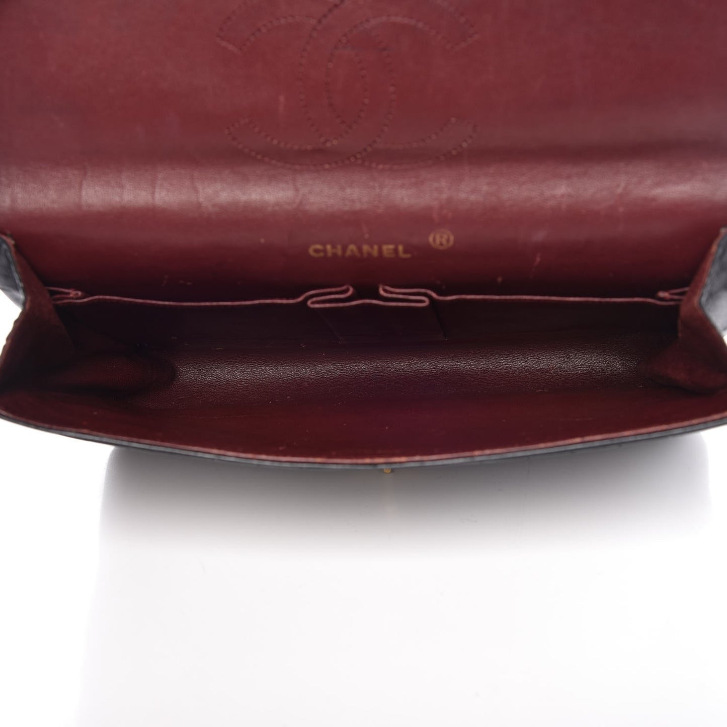 Lambskin Quilted Medium Double Flap Bijoux Chain Black