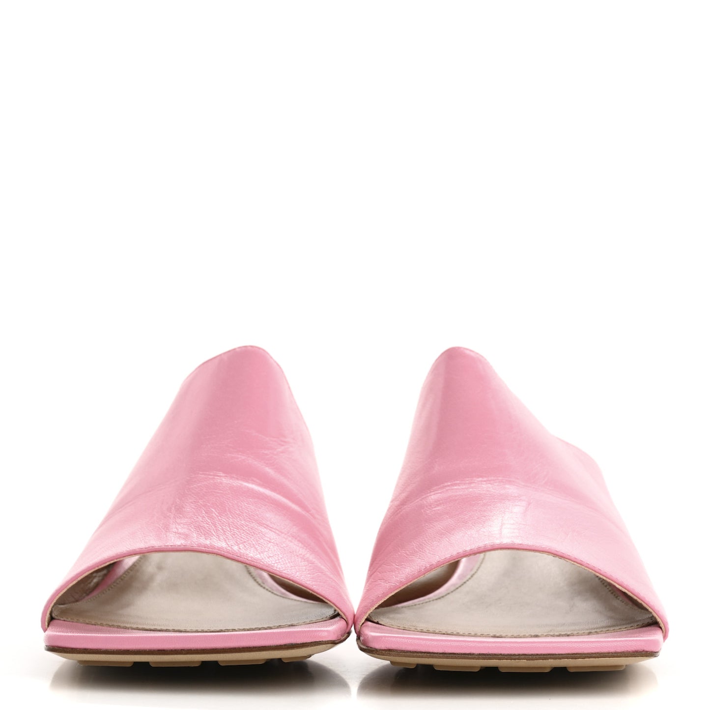 Lambskin Stretch Mule 40mm Sandals 41 Blossom