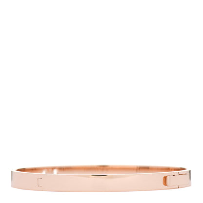 Hermes 18K Rose Gold Diamond PM H D'Ancre Bracelet ST 2 of 4