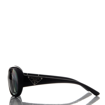 Prada Polarized Sunglasses SPR 27L Black 3 of 8