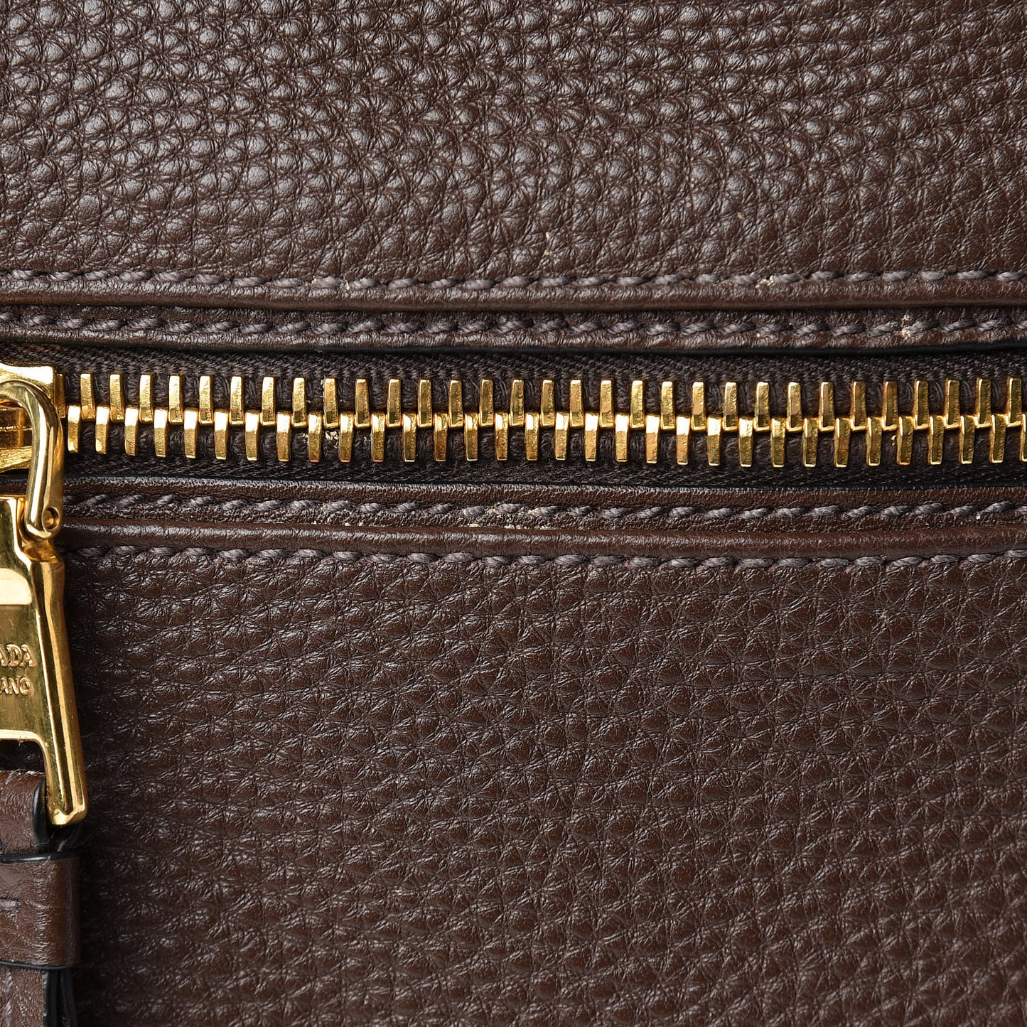 Vitello Daino Shopping Tote Caffe