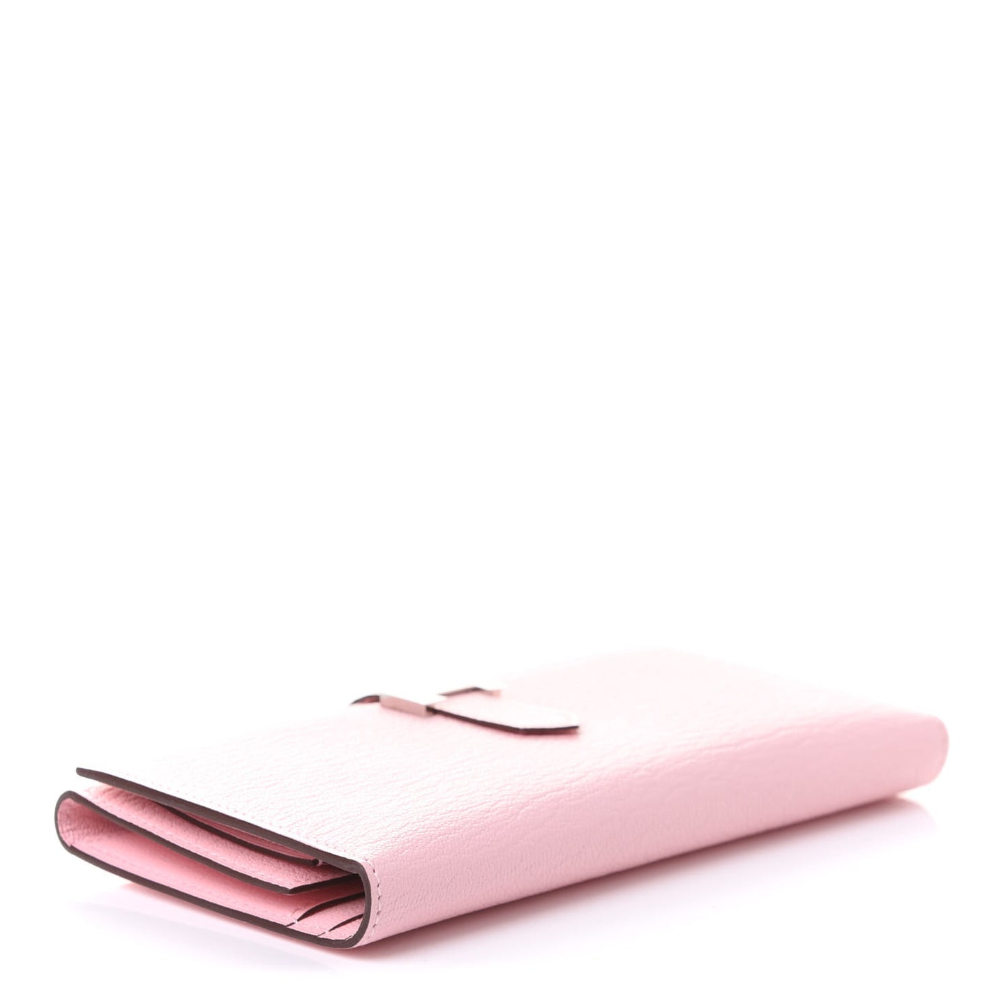 Chevre Mysore Tri-Fold Bearn Wallet Rose Sakura