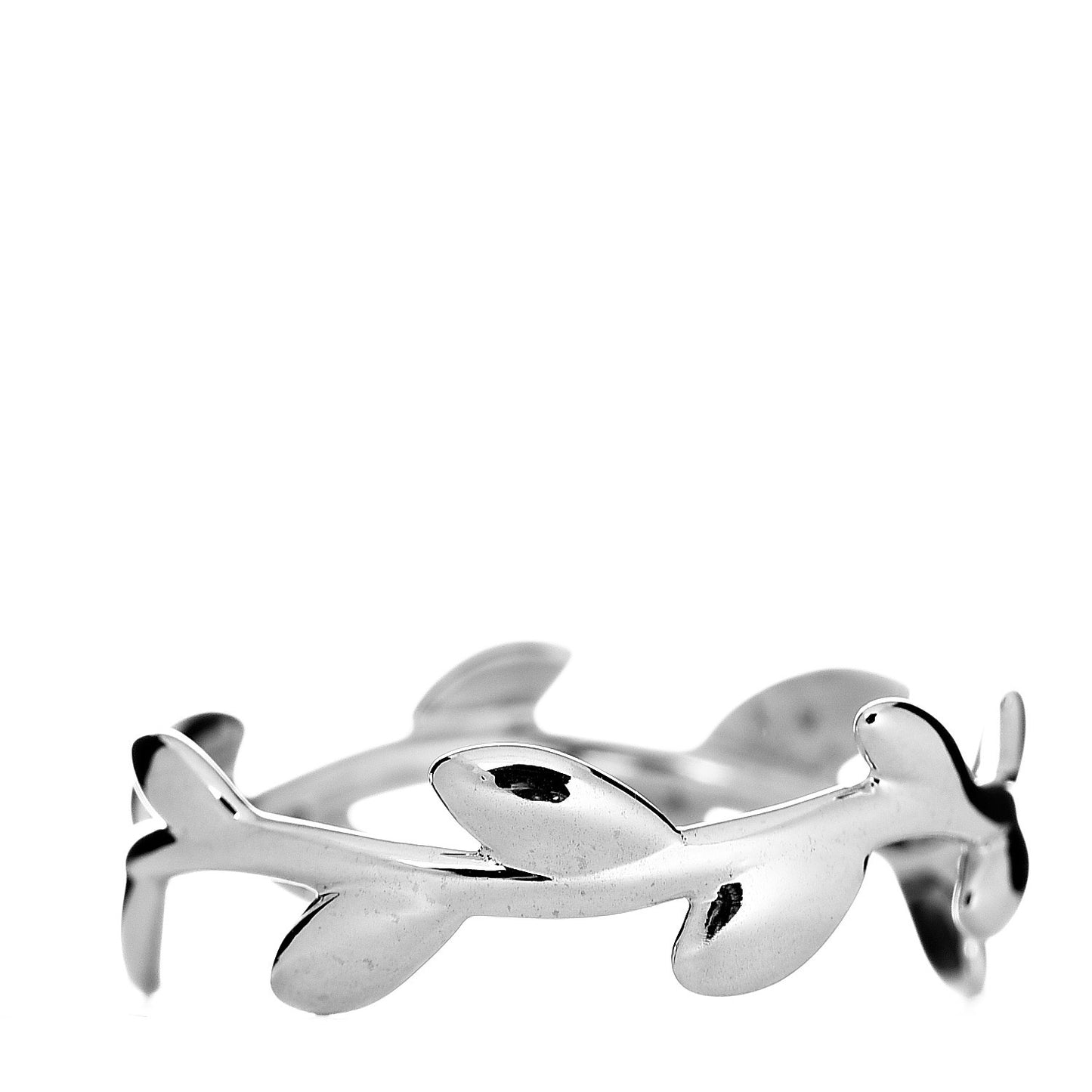 Sterling Silver Paloma Picasso Narrow Olive Leaf Band Ring 52 6