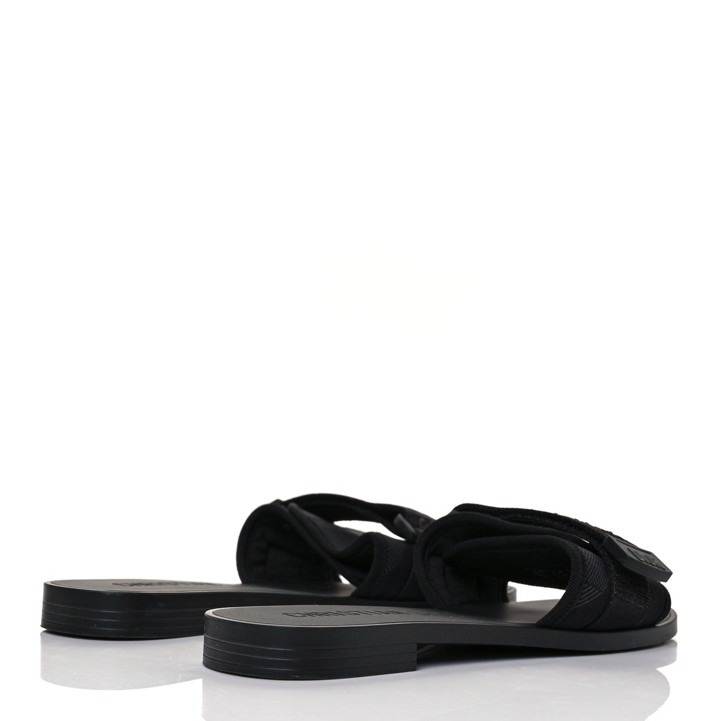 Technical Stretch Fabric Camouflage Dio(r)evolution Slide Sandals 38 Black Military