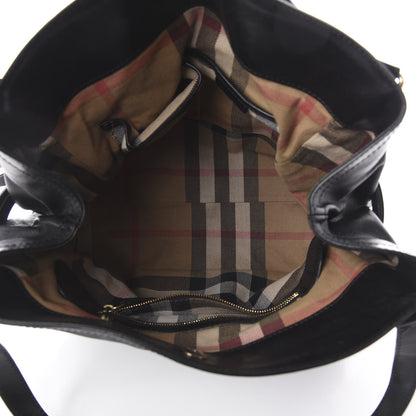 Burberry Soft Bridle Calfskin Small Canterbury Tote Black 4 of 9