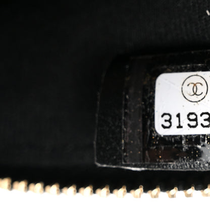 Chanel Nylon Grosgrain Lifestyle Pouch With Sleep Mask Black 7 of 7