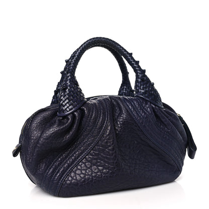 Fendi Nappa Nuvolata Spy Bowler Blueberry 3 of 14