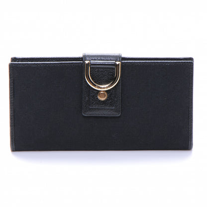 Gucci Monogram Canvas D Ring Wallet Black 1 of 9