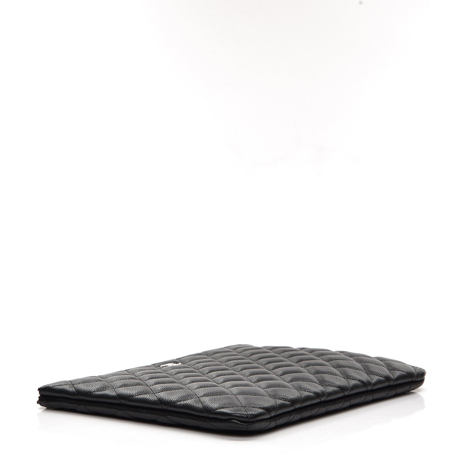 Caviar Quilted Medium Cosmetic Case Black