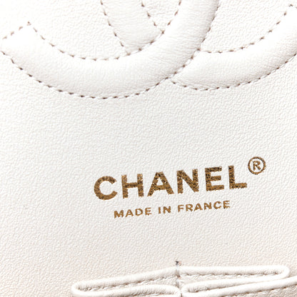 Chanel Caviar Quilted Medium Double Flap Beige Clair 6 of 8