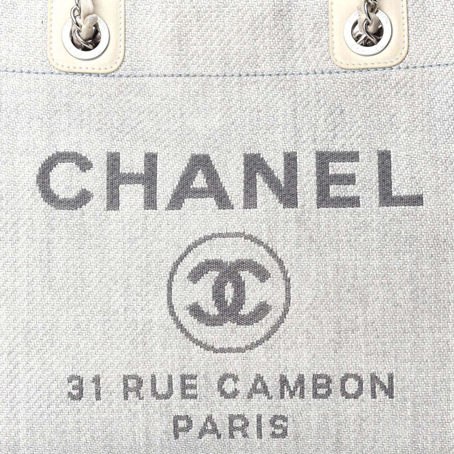 Woven Straw Raffia Small Deauville Tote White