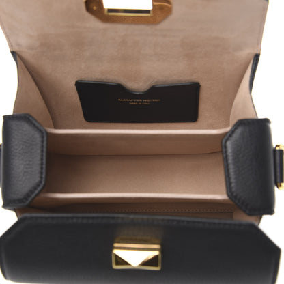 Alexander McQueen Silky Amish Grain Calfskin Box Shoulder Bag 19 Black 4 of 8